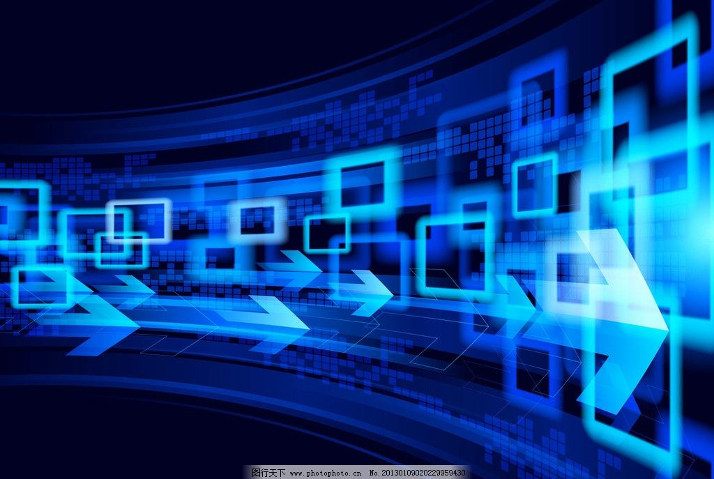 動感時尚的藍(lán)色背景圖片