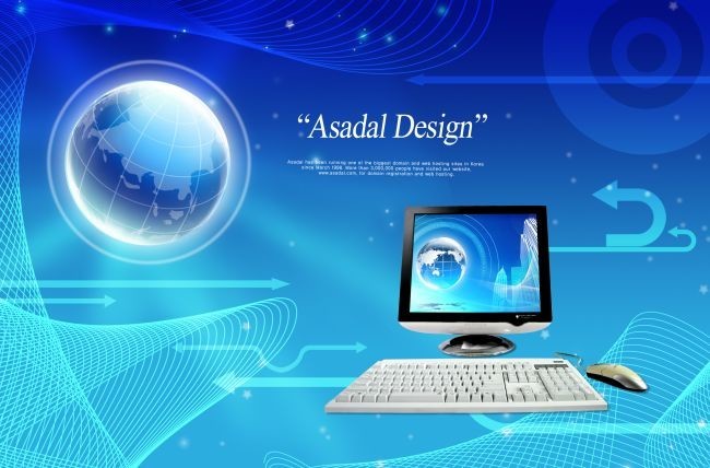 計算機科技背景PSD_科技數(shù)碼_psd分層素材_百圖匯