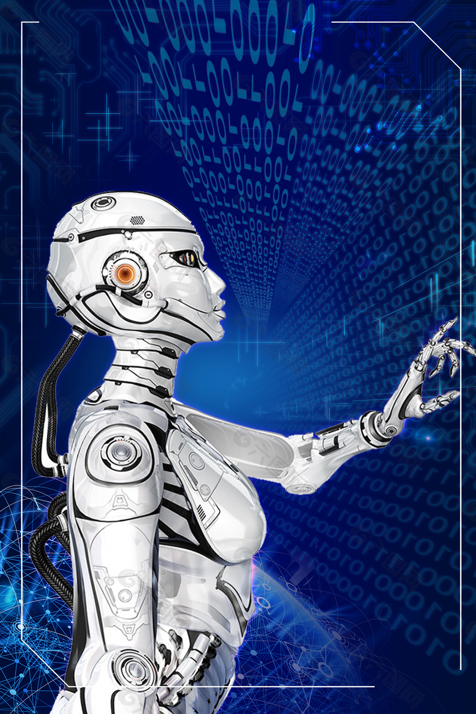 科技未來(lái)人工智能背景